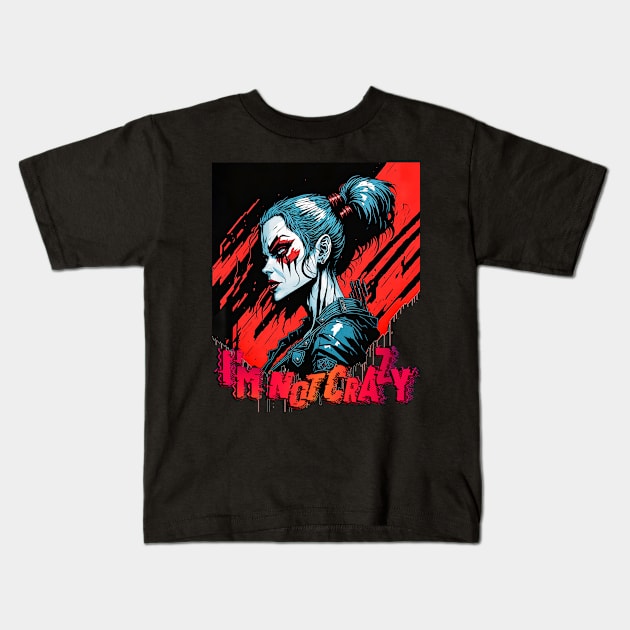 Harley Quinn Kids T-Shirt by Pictozoic